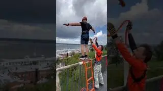 Страх - твой лучший друг!                     #ropejumping #extreme #fear #sports