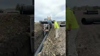District main going in back in march! #farming #drainage #agriculture