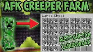 Cara Membuat Creeper Gunpowder Farm - Minecraft (Java Edition)