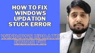 how to fix windows update error on LIVE- windows update stuck (URDU-HINDI)