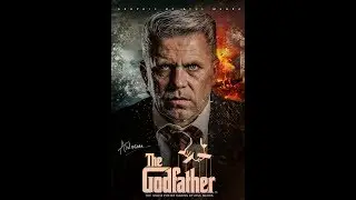 PHOTOSHOP POSTER MAKING OLD MAN GODFATHER