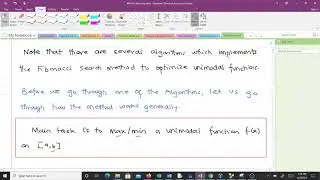 Fibonacci Search Method (Lesson 9)
