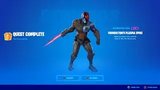 How To Unlock THE FOUNDATION'S Plasma Spike Pickaxe in Fortnite!