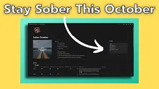 Sober October Notion Template
