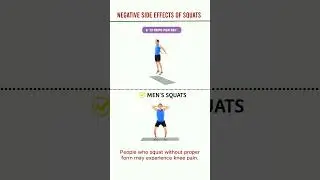 NEGATIFE SIDE EFFECTS OF SQUAT. 