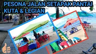 ADA AKSES FOOTPATH  DI DALAM PANTAI KUTA INGGA LEGIAN,, MANTAP..!!