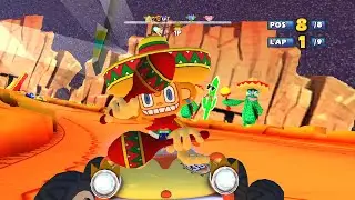 *NEW* Sonic & Sega All-Stars Racing (Expert) AMIGO Sunshine Tour 9 Laps!
