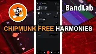 How to remove the chipmunk effect from vocal harmony fx in Bandlab