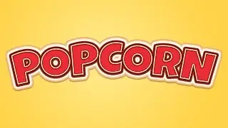 Photoshop Text Effects Tutorials Using Layer Styles - Popcorn Text