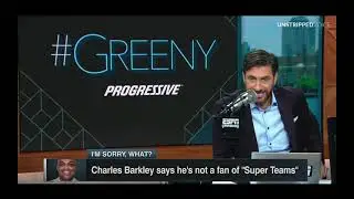 ESPN's Mike Greeny responds to Charles Barkley's rooting against all NBA Superteams