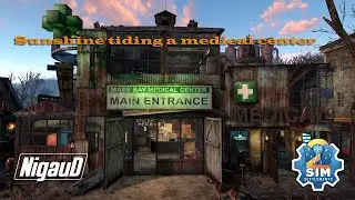 Fallout 4 - Sunshine Tiding -  A Medical Center (Sim Settlements 2 build tour)
