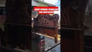 pengiriman Ranjang Ukir