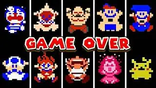 🐢Mario Bros.🐢 NES Hacks Death Animations & Game Over