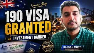190 VISA GRANT FOR PAKISTANI INVESTMENT BANKER | AUSTRALIAN IMMIGRATION VISA | SUPERIOR CONSULTING