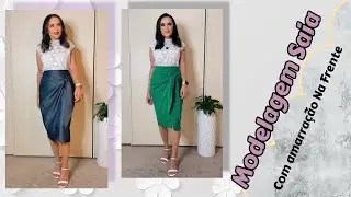 ✨Modelagem saia com amarração na frente na frente ( A mais pedida do canal)✨