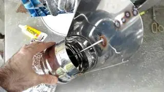 Дефлектор  для печной трубы своими  руками.  Усилитель  тяги.