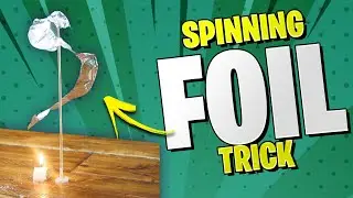 Spinning Foil Spinning Snake kids science experiment videos
