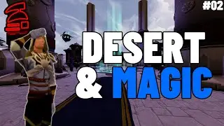 HCIM Still Alive; Unlocking Magic and The Desert| Quest Locked HCIM #02