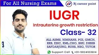 Intrauterine growth restriction | AIIMS classes| Nursing Officer & Staff Nurse Online Classes