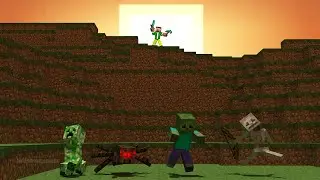 LP по minecraft # 6  ( MOB PVP )