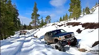 HEAVY Chevy BURIED in Snow! NO Jeep to save us!!! (Ultra 4K HDR)
