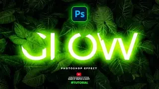 Glowing Text Effect in Adobe Photoshop CC – Perfect for Thumbnails & Posters - Graphic Hub 