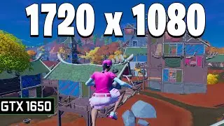 Stretched Resolution vs Native Resolution Fortnite Sesason 6 l GTX 1650 (performance mode)