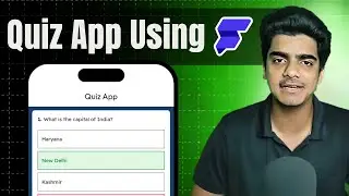 Quiz App Using FlutterFlow