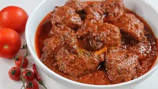 PERFECT CHICKEN STEW with Oven roasted Peppers | Nigerian Smoky Stew