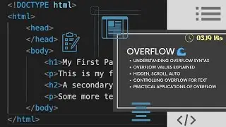 Overflow 🌊 An Introduction to Overflow in HTML and CSS.