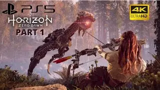 Horizon Zero Dawn - Part 1 FULL GAME [4K 60FPS PS5] NO COMMENTARY | Gameplay | Walkthrough