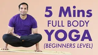 5 Mins Full Body Warmups with Mayur Karthik | Sri Sri Yoga