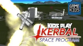 Burnie and JD play Kerbal Space Program Part 3 - Kids Play