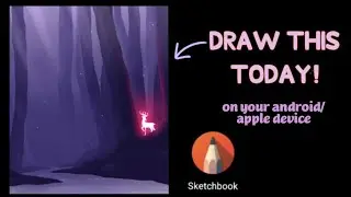 Another Forest Concept Art on Autodesk Sketchbook app| Full process video #conceptart
