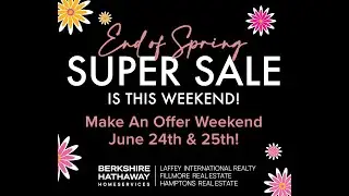 Make An Offer Weekend: Spring 2023!