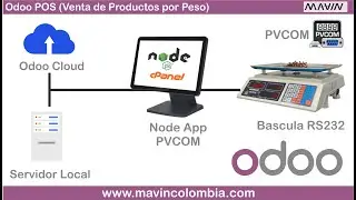 Prueba  Odoo 16 con Bascula IoTBox de Odoo (MORESCO HY918) Servidor NodeJs