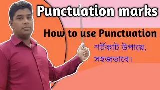 Shortcut techniques of Punctuation marks. Process of learning easily.