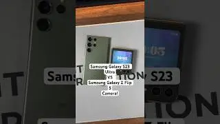 Samsung Galaxy S23 Ultra VS Samsung Galaxy Z Flip 5 Camera! 