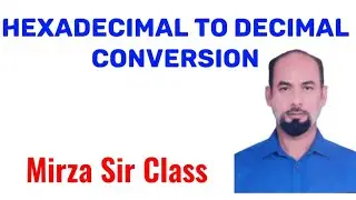 Hexadecimal to Decimal Number Conversion