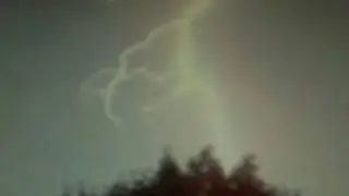Dramatic lightning display