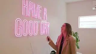 Home Decor Idea - Color Changing RGB Neon Light Signs from Custom Neon® 