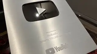 Unboxing YouTube Silver Award!