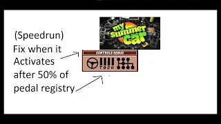 My Summer Car How to Fix 50% Pedal Input And It Registers (Fix Pedal Dead Zone Speedrun)