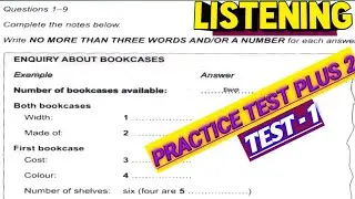 IELTS LISTENING PRACTICE TEST 2021 WITH ANSWERS | 24.08.2021 | ENQUIRY ABOUT BOOKCASES WITH ANSWERS