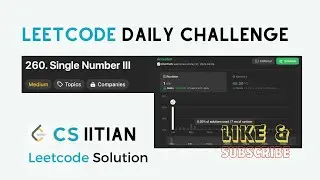 Single Number III - Leetcode Daily Challenge