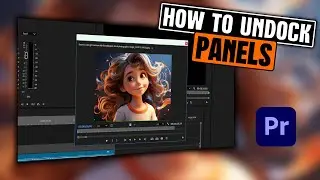 How To Undock Panels In Premiere Pro 2025.