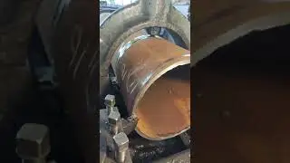 Как обработать длинную трубу в люнет