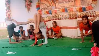 13 to 16 Year Girls । Advance yogasana in Yoga Competition