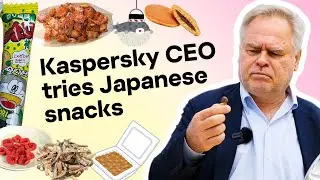 Eat or pass? Kaspersky CEO tries Japanese snacks