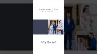 Wedding Album Design Layout | Gallery Style